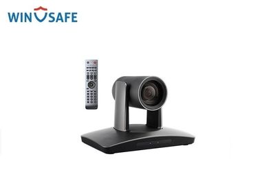 IP 1080P60 12X DVI-D & HD-SDI Pan/ Tilt / Zoom Video Conference Camera For Skype / Zoom / Bluejeans